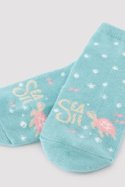 Pack 3 calcetines tobilleros infantiles estampados Sea