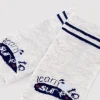 Pack 3 calcetines tobilleros infantiles estampados Learn to sure
