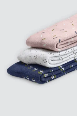 Pack 3 calcetines térmicos estampados sin puño