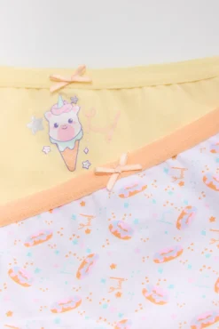 Pack de 2 bragas hipster infantiles estampado comida