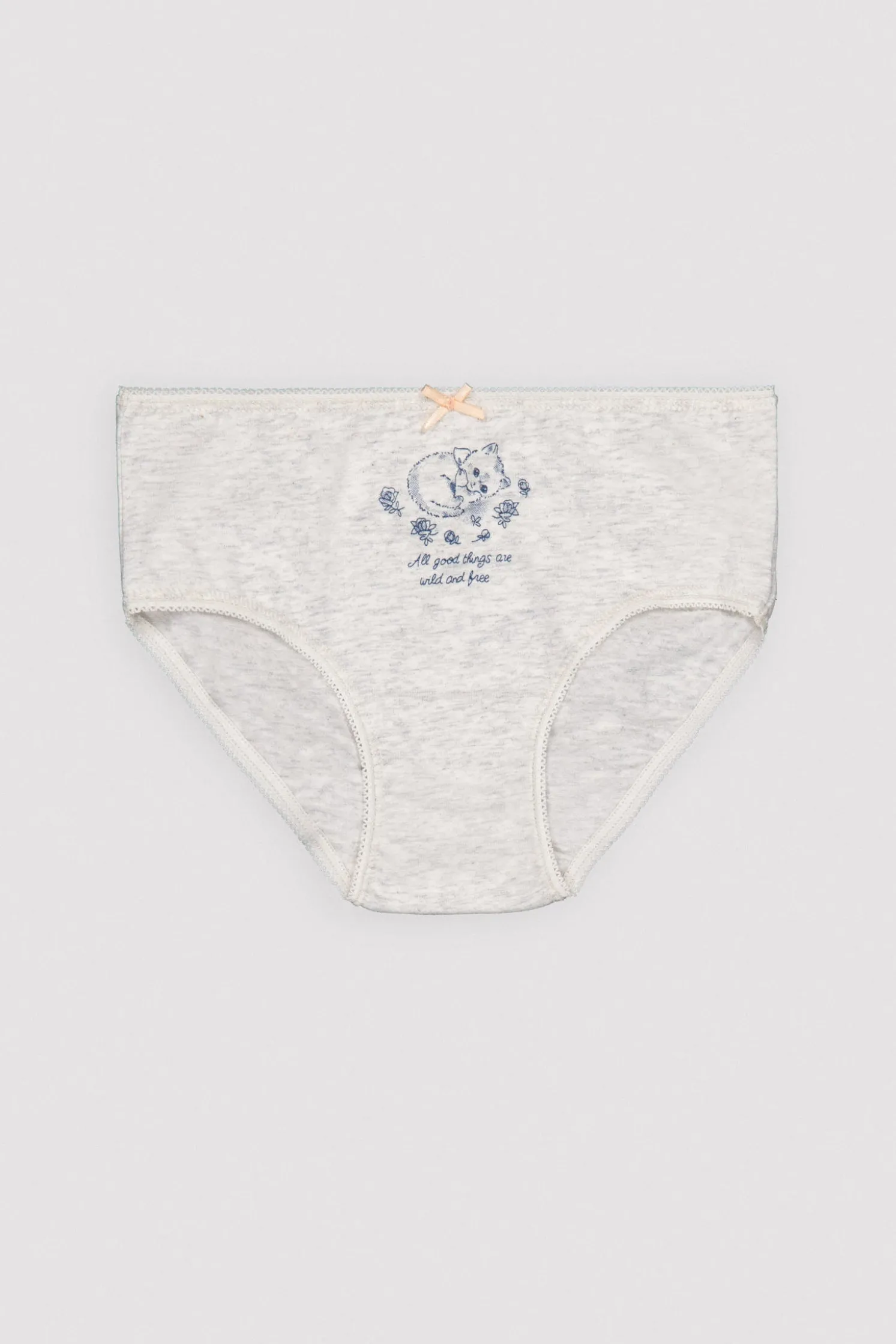 Pack de 2 bragas infantiles estampadas gato