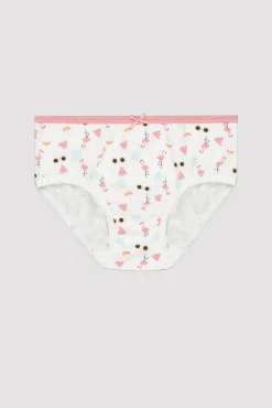 Pack de 2 bragas infantiles estampado flamencos