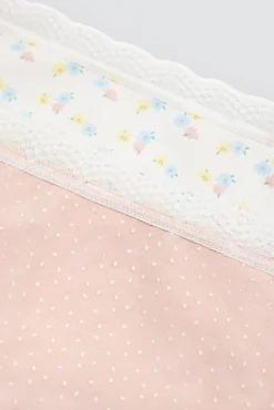 Pack de 2 bragas midi estampadas pastel tonos rosa