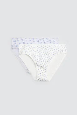 Pack de 2 bragas midi estampadas