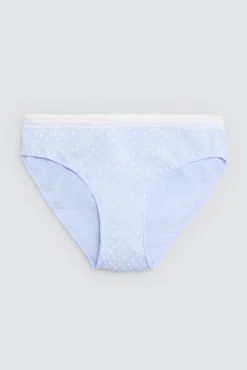 Pack de 2 bragas midi estampadas pastel tonos azules