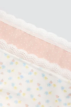 Pack de 2 bragas mini estampadas pastel tonos rosa