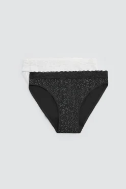 Pack de 2 bragas mini estampadas
