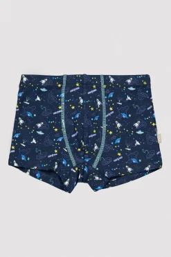 Pack de 2 bóxers infantiles estampado astronautas