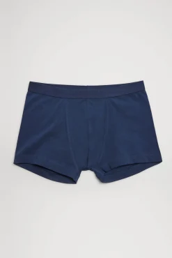 Pack de 2 bóxers juveniles algodón marino y gris