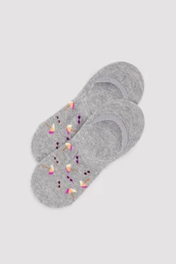 Pack de 3 calcetines pinkies estampados verano