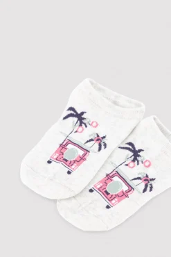 Pack de 3 calcetines pinkies estampados