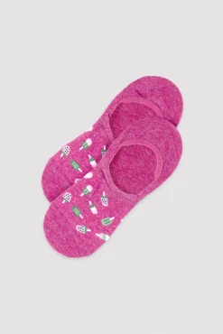 Pack de 4 calcetines pinkies estampados verano