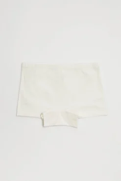 Pack de 2 culottes de niña algodón blancos