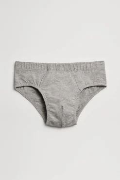 Pack de 2 slips de niño algodón azul y gris