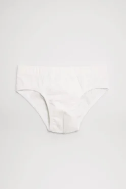 Pack de 2 slips de niño algodón blancos