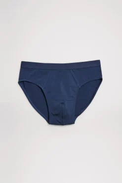 Pack de 2 slips juveniles algodón marino y gris