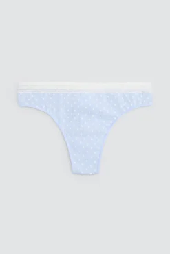 Pack de 2 tangas estampados pastel tonos azules