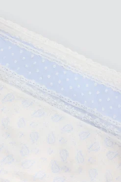 Pack de 2 tangas estampados pastel tonos azules