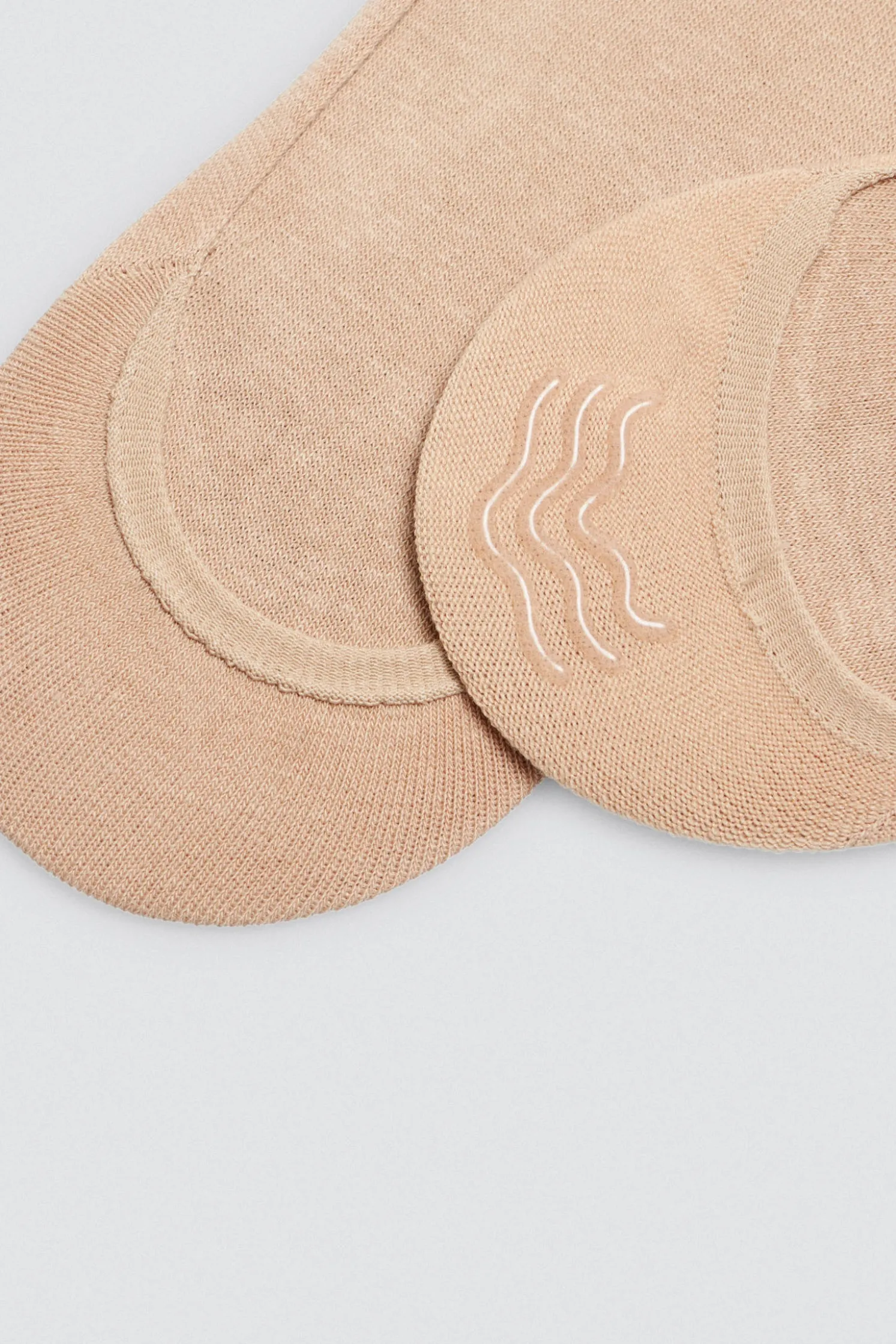 Pack 3 pinkies sin costuras beige