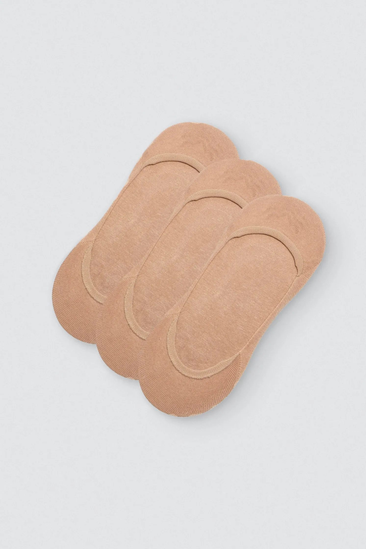Pack 3 pinkies sin costuras beige