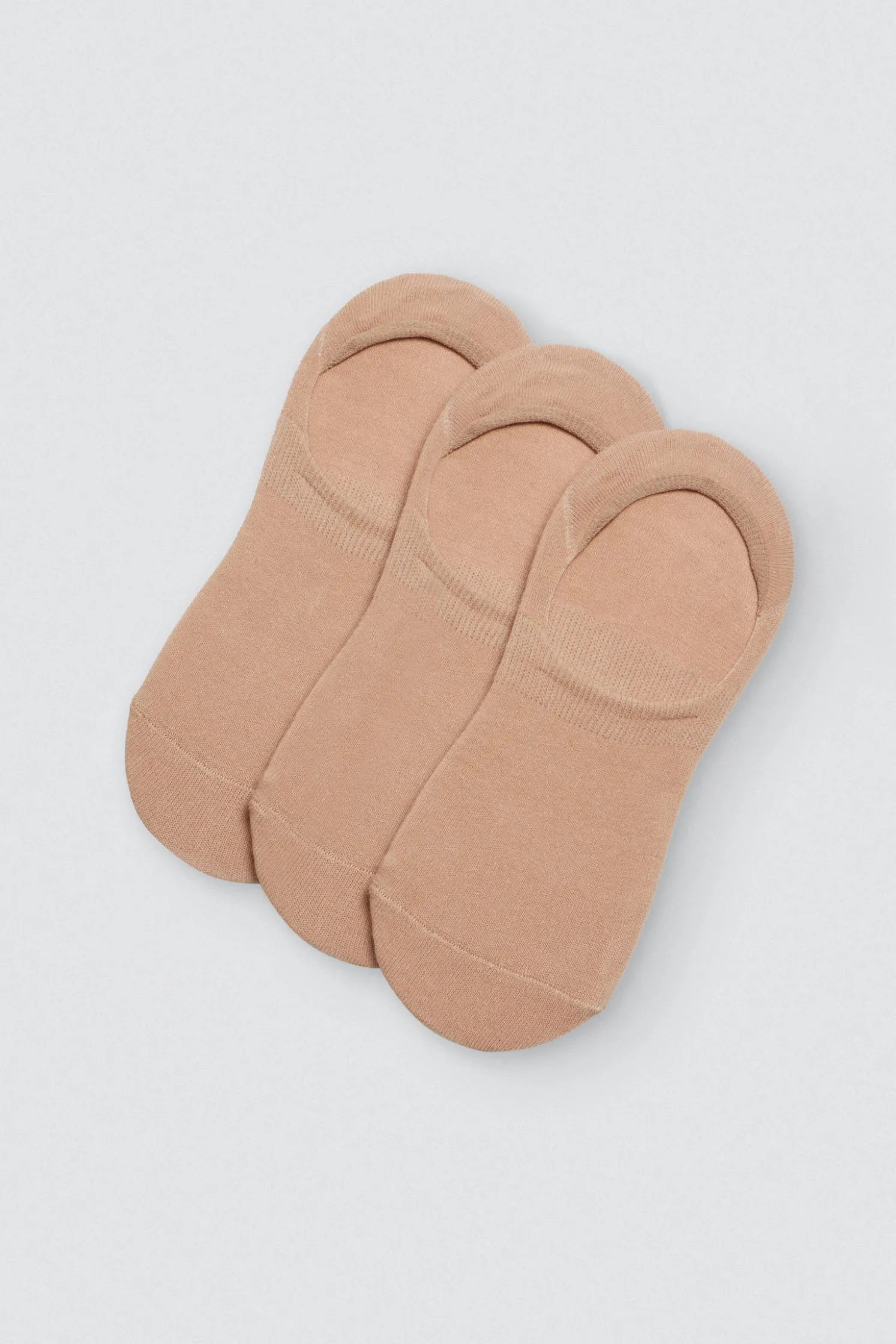 Pack 3 pinkies unisex beige