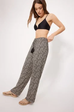 Pantalón largo ajustable estampado