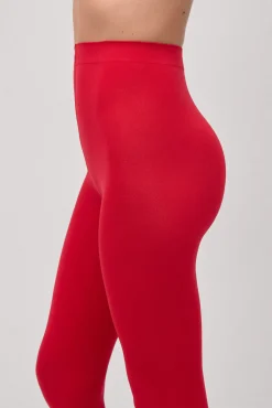Panty básico 70 denier rojo