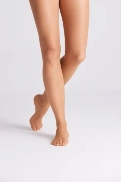 Panty cintura baja 20 denier beige