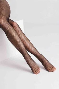 Panty de red negro