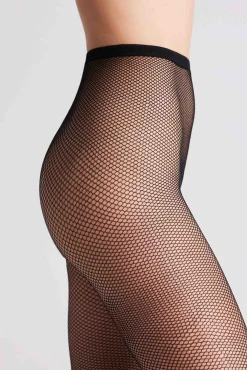 Panty de red negro
