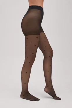 Panty estampado corazones 20 denier