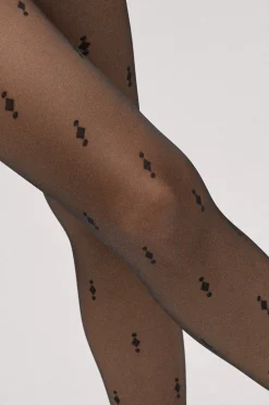 Panty estampado geométrico 20 denier
