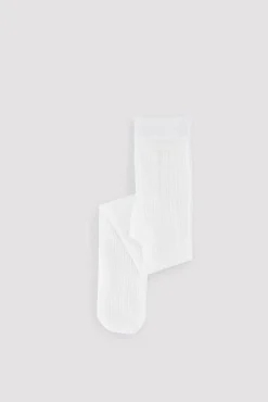 Panty infantil calado blanco