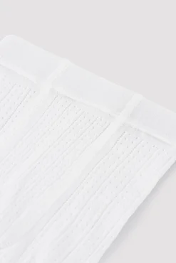 Panty infantil calado blanco
