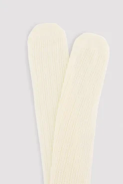 Panty infantil calado marfil