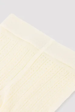 Panty infantil calado marfil