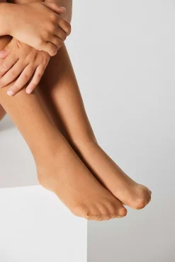 Panty infantil 10 denier natural