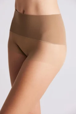 Panty sin costuras 15 denier bronce