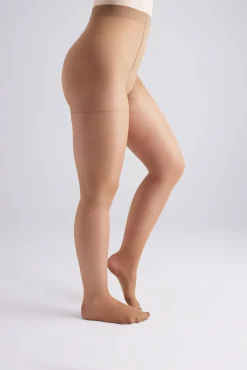 Panty talla grande 40 den beige