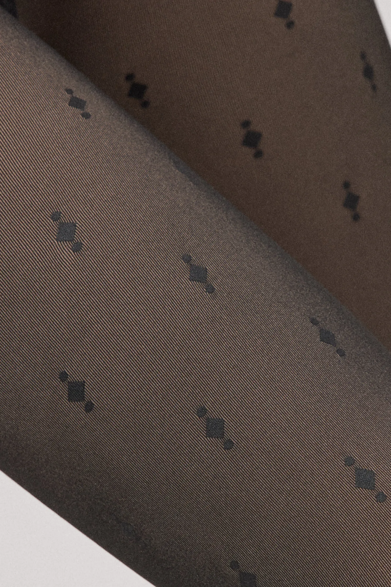 Panty térmico efecto velado estampado geométrico 160 denier