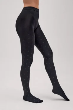 Panty térmico estampado lunares 140 denier