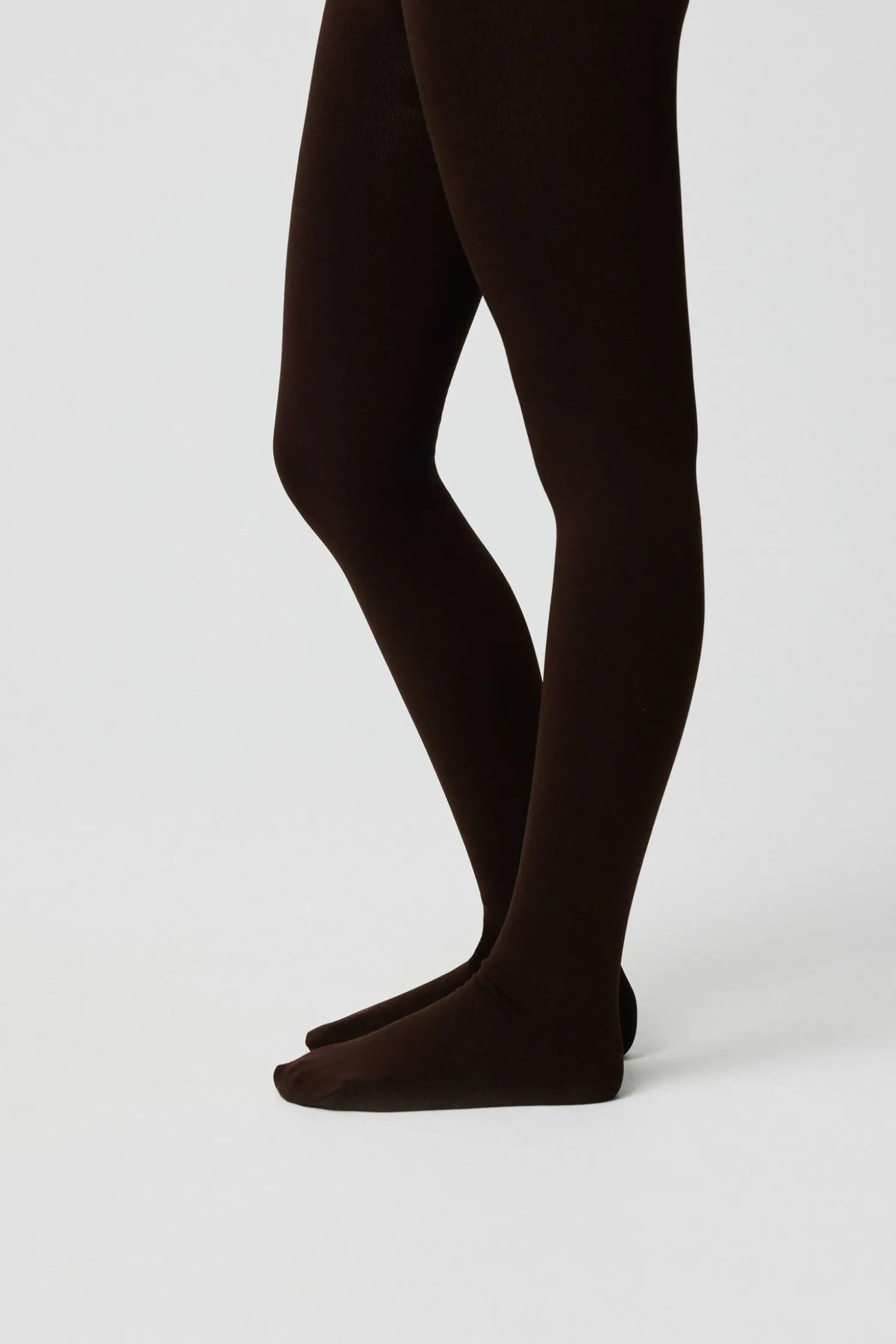 Panty térmico infantil 140 denier marrón