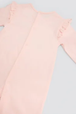Pelele bebé manga larga estampado castillo