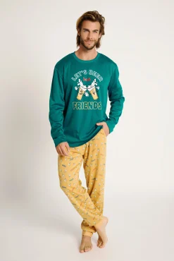 Pijama hombre largo Let's beer friends | MUYDEMI