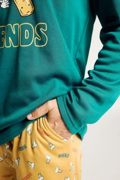 Pijama hombre largo Let's beer friends | MUYDEMI