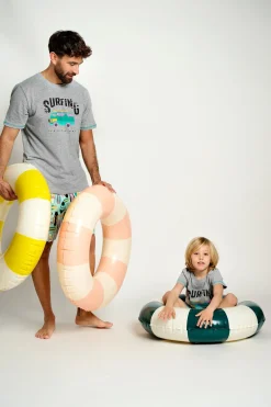 Pijama infantil corto algodón Surfer | MUYDEMI
