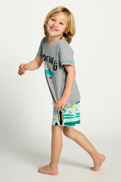 Pijama infantil corto algodón Surfer | MUYDEMI