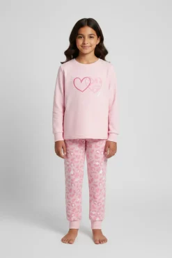 Pijama juvenil 10-16 años estampado corazones | MUYDEMI