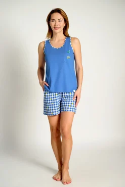 Pijama mujer corto tirantes algodón Lemonade | MUYDEMI