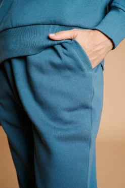 Pijama mujer largo casual azul | MUYDEMI